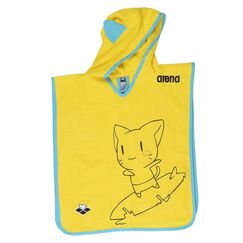 Arena Kids Friends Poncho 530 x 470 cm Baumwolle Gelb 1 Stück(e)