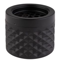 APS-Germany 00558 Aschenbecher Rund Glas, Metall