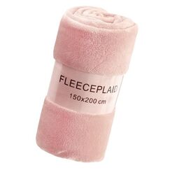 Flair Coral Überwurfdecke 150 x 200 cm Polyester Rose