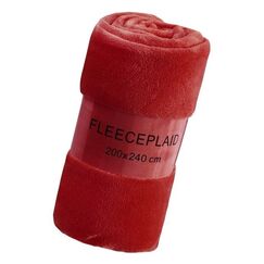 Flair Coral Überwurfdecke 200 x 240 cm Polyester Rot
