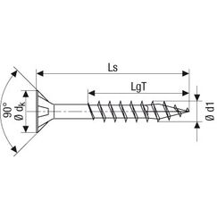 SPAX 0191010601805 Schraube/Bolzen 180 mm 100 Stück(e)