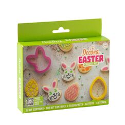 Decora 0255233 Ausstechform Pink, Gelb