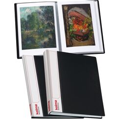 Kolma 03.711.06 Fotoalbum Schwarz 40 Blätter A5 Hardcover-Bindung