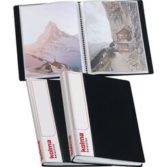 Kolma 03.713.06 Fotoalbum Schwarz 80 Blätter A6 Hardcover-Bindung