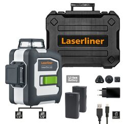 Laserliner CompactPlane-Laser 3G Pro Laser-Distanzmessgerät Schwarz, Grün, Grau 30 m