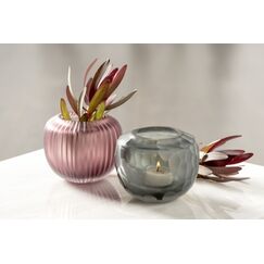 LEONARDO Bellagio Vase Vase mit runder Form Glas Anthrazit