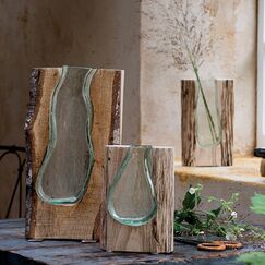 LEONARDO CASOLARE Vase andere Holz