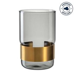 LEONARDO Vase SILENZIO 15 cm grau
