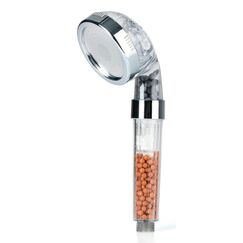 EASYmaxx 05206 Duschkopf Handduschbrause mit Kopf Silber, Transparent