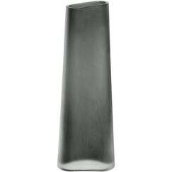 LEONARDO TURNO Vase Konisch geformte Vase Glas Grau