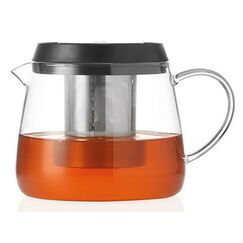 Montana 057238 Teekanne Einzelne Teekanne 1300 ml Schwarz, Transparent