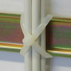 Steffen 06 2673 Kabelbinder Kabelbinder mit paralleler Einführung Nylon Weiß 200 Stück(e)