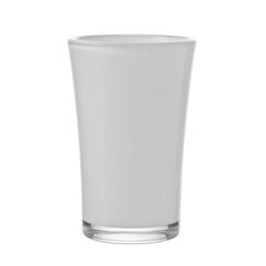 LEONARDO Bloom Vase Konisch geformte Vase Glas Weiß