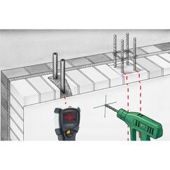 Laserliner MultiScanner Plus Digitaler Multi-Detektor Eisenhaltiges Metall, Stromführendes Kabel, Metall, Nicht-eisenhaltiges Metall, Holz