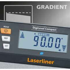 Laserliner DigiLevel Compact Wasserwaage Schwarz, Metallisch