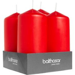 Balthasar 082648.226 Wachskerze Zylinder Rot 4 Stück(e)