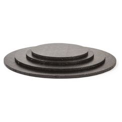 Decora 0931761 Kuchenpapier Schwarz Rund