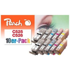 Peach 0F319978 Druckerpatrone Schwarz, Cyan, Magenta, Foto schwarz, Gelb