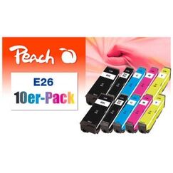 Peach 320203 Druckerpatrone Kompatibel Standardertrag Schwarz, Cyan, Magenta, Gelb