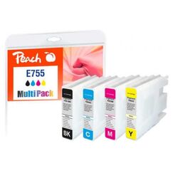 Peach 0F320328 Druckerpatrone 4 Stück(e) Hohe (XL-) Ausbeute Schwarz, Cyan, Magenta, Gelb