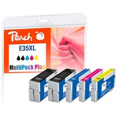 Peach PI200-638 Druckerpatrone 5 Stück(e) Kompatibel Hohe (XL-) Ausbeute Schwarz, Cyan, Magenta, Gelb