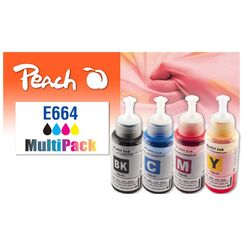 Peach 320462 Druckerpatrone 4 Stück(e) Kompatibel Standardertrag Schwarz, Cyan, Magenta, Gelb
