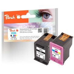 Peach 320945 Druckerpatrone 2 Stück(e) Kompatibel Standardertrag Cyan, Magenta, Gelb