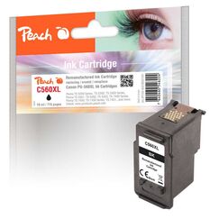 Peach Druckkopf XL schwarz kompatibel zu HP PG-560XL, 3712C001