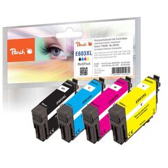 Peach PI200-861 Druckerpatrone 4 Stück(e) Kompatibel Hohe (XL-) Ausbeute Schwarz, Cyan, Magenta, Gelb