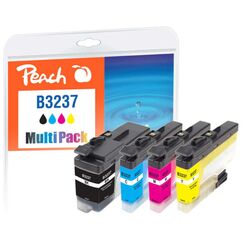 Peach PI500-322 Druckerpatrone 4 Stück(e) Kompatibel Standardertrag Schwarz, Cyan, Magenta, Gelb