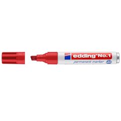 Edding No.1 Permanent-Marker Meißel Rot