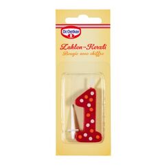 Dr. Oetker 1-46-214100 Kuchenkerze/Wunderkerze Rot 1 Stück(e)