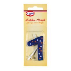 Dr. Oetker Kerzen Zahl 7 Blau 1 Stück(e)