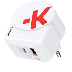 Skross 1.302424 Ladegerät für Mobilgeräte Digitalkamera, E-Buchleser, Laptop, Powerbank, Smartphone, Smartwatch, Tablets Weiß AC Schnellladung Drinnen