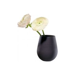 Villeroy & Boch 10-1682-5514 Vase Vase mit runder Form Porzellan Schwarz