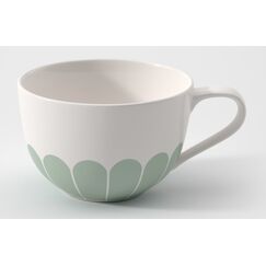 Villeroy & Boch Fleur Tasse Grün, Weiß Cappuccino 1 Stück(e), Farbe: Grün, Weiß