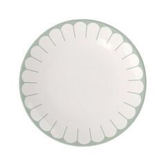 Villeroy & Boch 1045502621 Teller Essteller Rund Porzellan Grün 1 Stück(e), Farbe: Grün