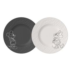 Villeroy & Boch Disney Frühstücksteller Rund Porzellan Schwarz, Weiß 2 Stück(e)