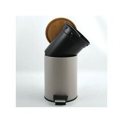 Spirella 10.00006 Mülleimer 5 l Graubraun