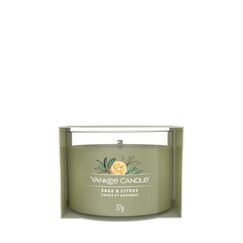 Yankee Candle Sage & Citrus Wachskerze Rund Zitrus Grün 1 Stück(e)