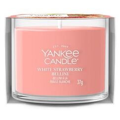 Yankee Candle White Strawberry Bellini Wachskerze Rund Fruchtig Pink 1 Stück(e)
