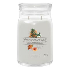 Yankee Candle Woodland Weekend Memories Wachskerze Zylinder Grau 1 Stück(e)