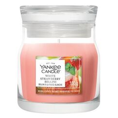 Yankee Candle White Strawberry Bellini Wachskerze Rund Fruchtig Pink 1 Stück(e)
