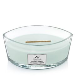 WoodWick Sagewood & Seagrass Ellipse Wachskerze Türkis 1 Stück(e)