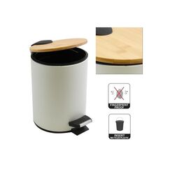 Spirella 10.20920 Mülleimer 5 l Weiß