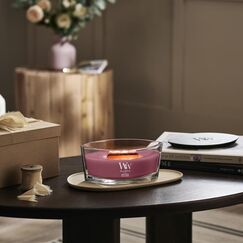 WoodWick Dark Cherry Wachskerze Ellipse Kirsche (Frucht) Burgund 1 Stück(e)