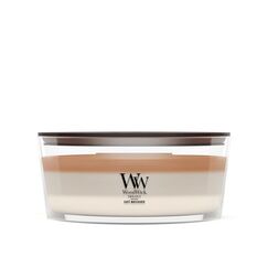 WoodWick Café Macchiato Wachskerze Ellipse Kaffee Weiß, Braun 1 Stück(e)