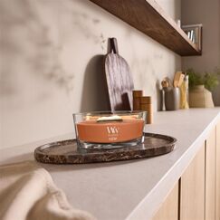 WoodWick Saffron Smoke Wachskerze Ellipse Safran Braun 1 Stück(e)