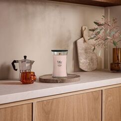 WoodWick Coastal Sunberry Wachskerze Zylinder Fruchtig Pink 1 Stück(e), Farbe: Pink