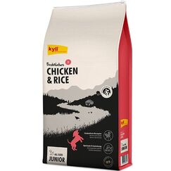 kyli 100030 Hunde-Trockenfutter 3 kg Junior Huhn, Reis
